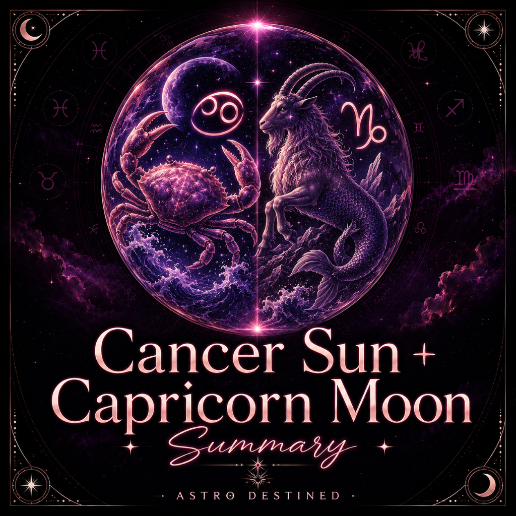 Cancer Sun Capricorn Moon: A Resilient Personality