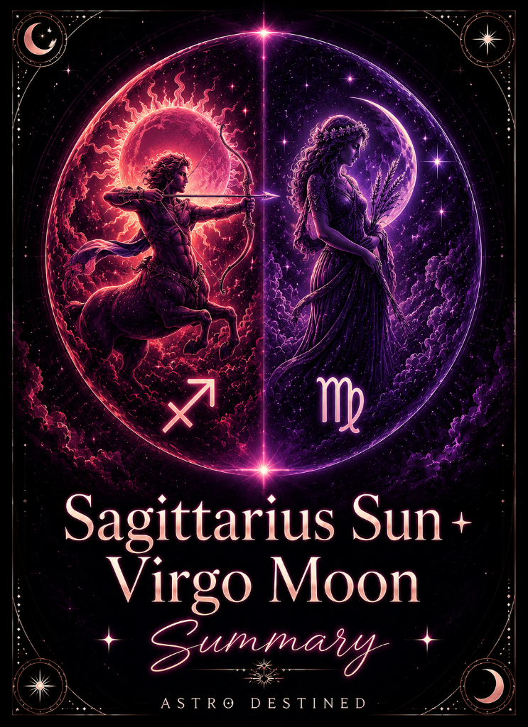 Sagittarius Sun Virgo Moon