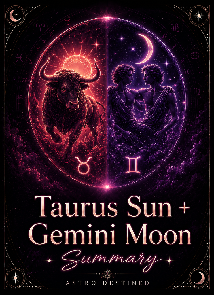 Taurus Sun Gemini Moon