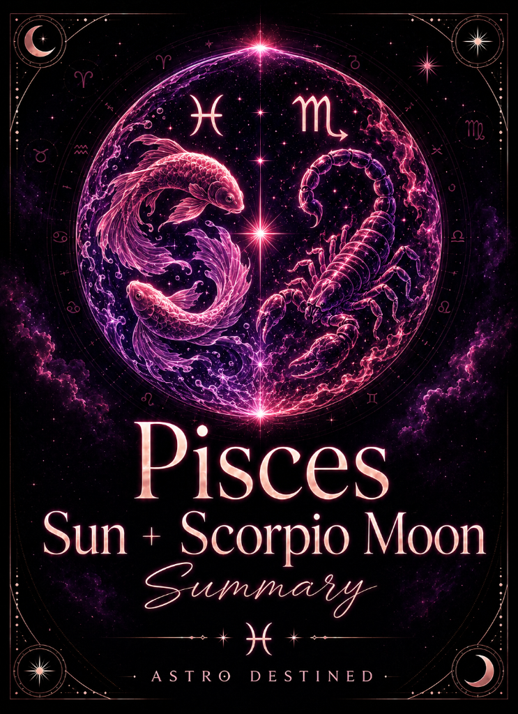 Pisces Sun Scorpio Moon