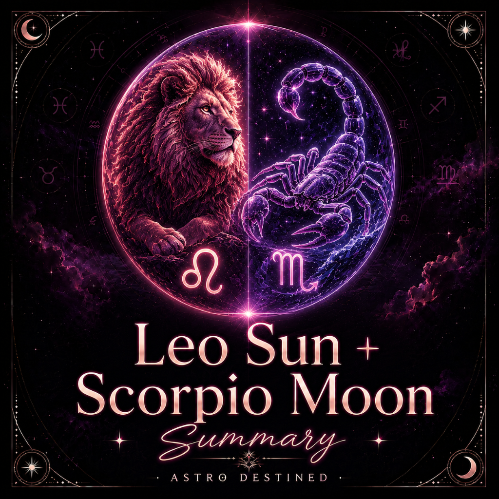 Leo Sun Scorpio Moon