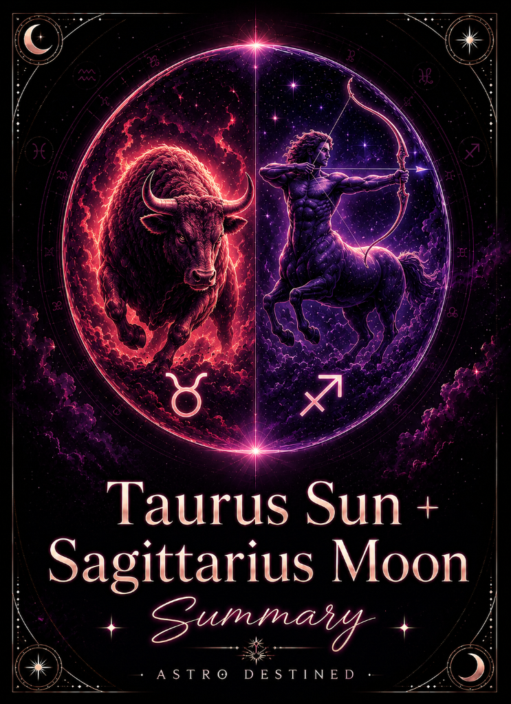Taurus Sun Sagittarius Moon