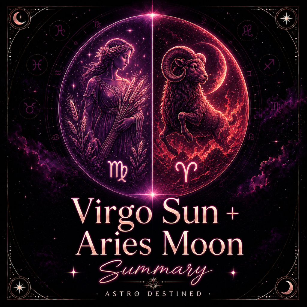 Virgo Sun Aries Moon