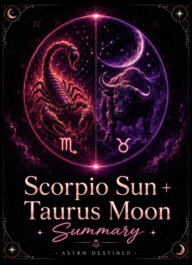 Scorpio Sun Taurus Moon