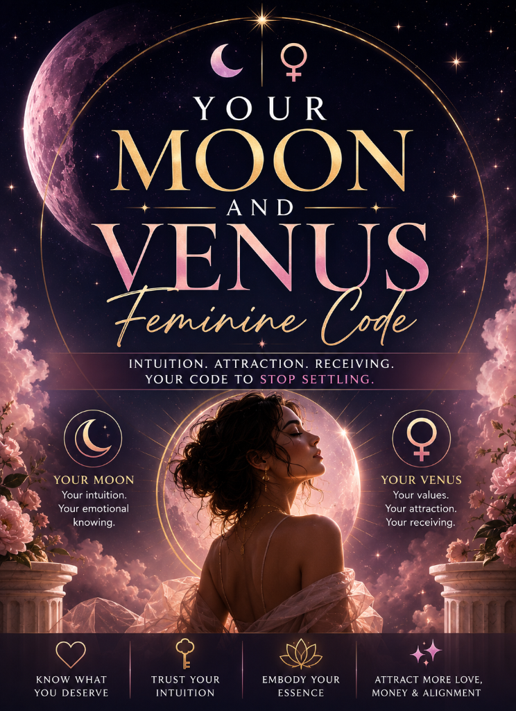 Your Moon and Venus Feminine Code