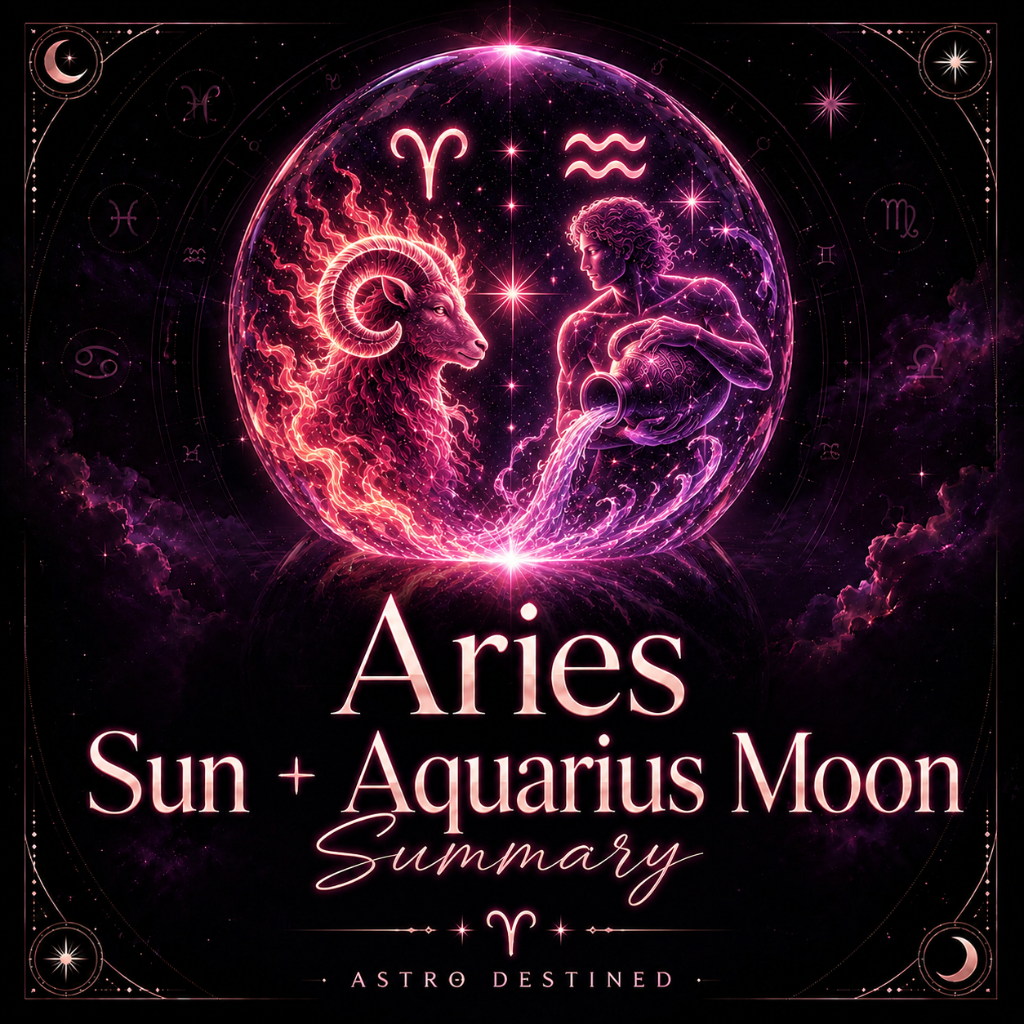Aries Sun Aquarius Moon: A Convincing Personality
