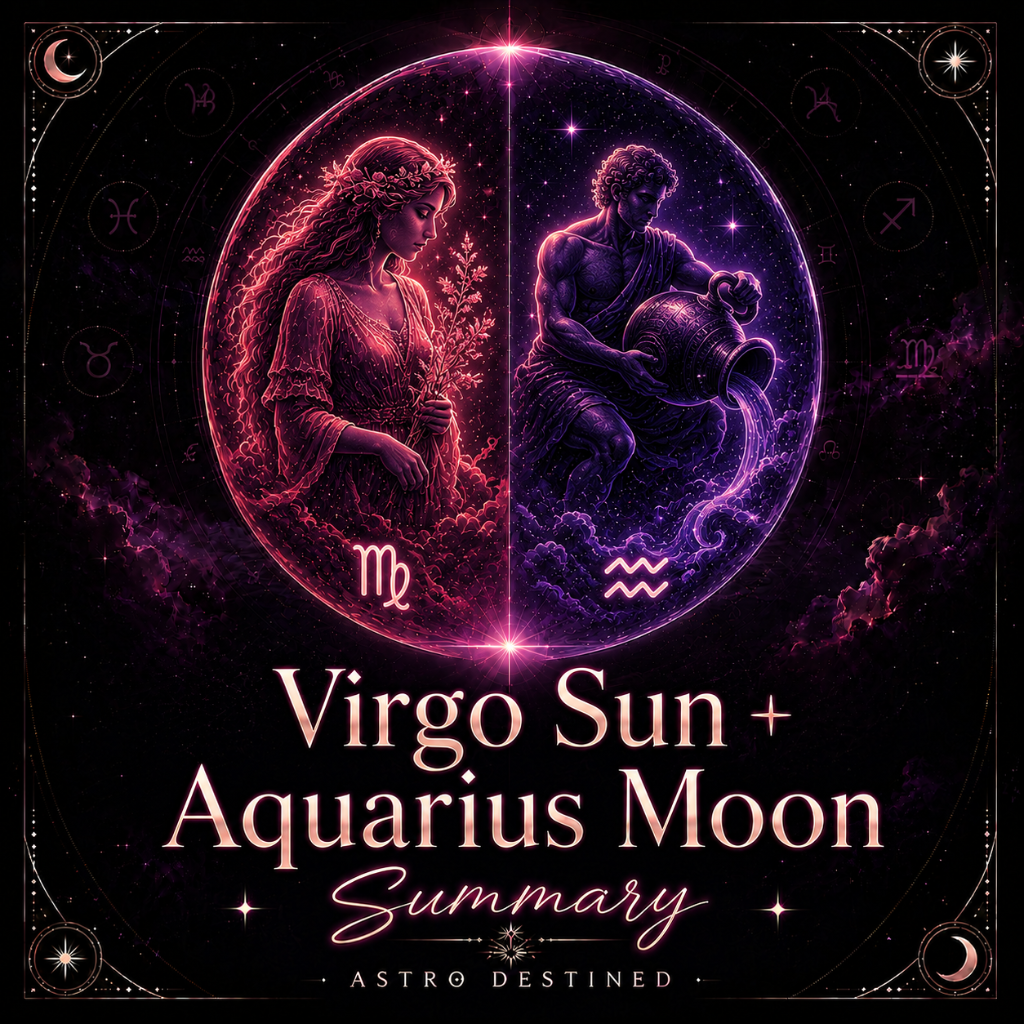 Virgo Sun Aquarius Moon