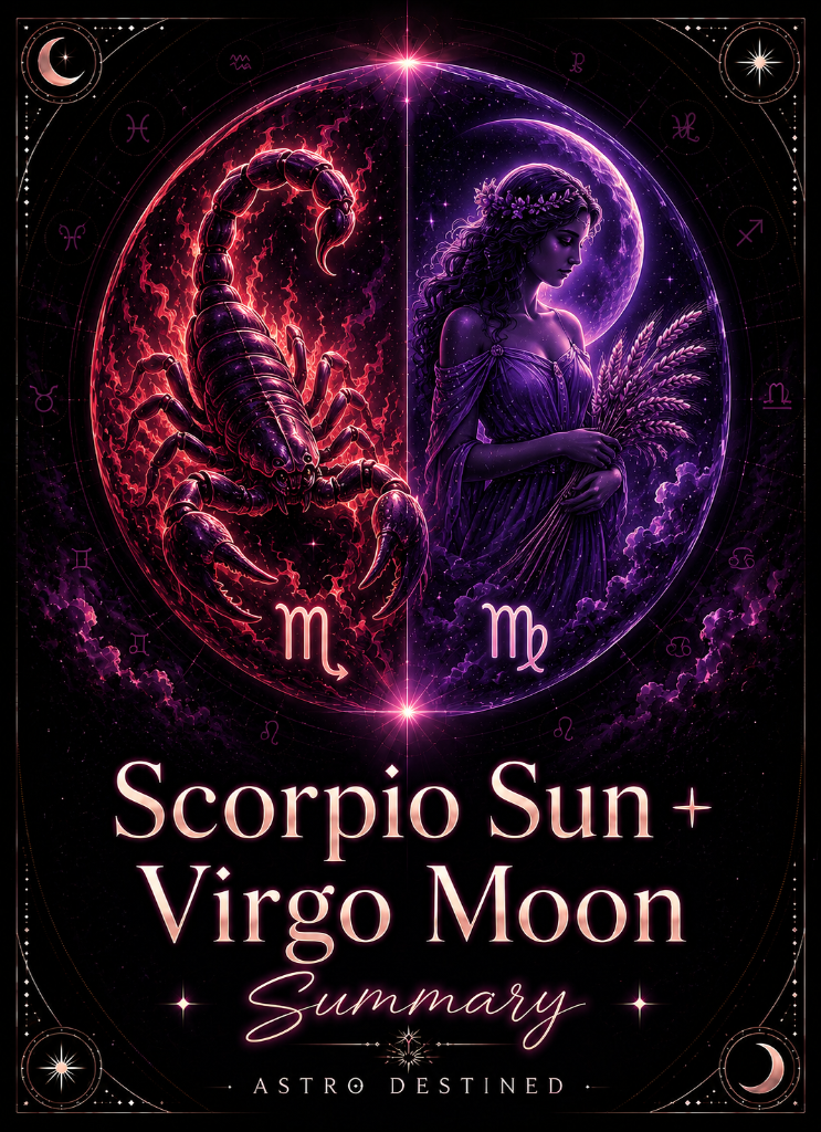 Scorpio Sun Virgo Moon