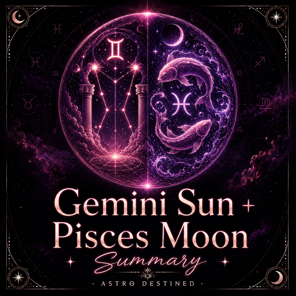 Gemini Sun Pisces Moon