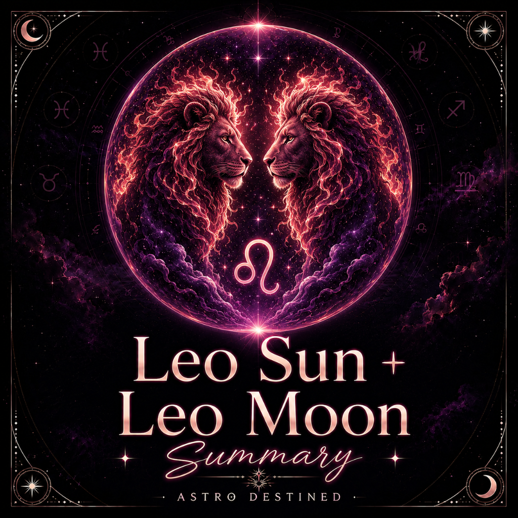 Leo Sun Leo Moon: A Proud Personality
