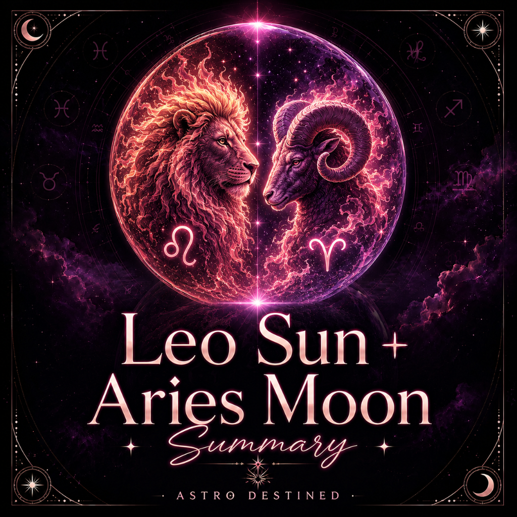 Leo Sun Aries Moon