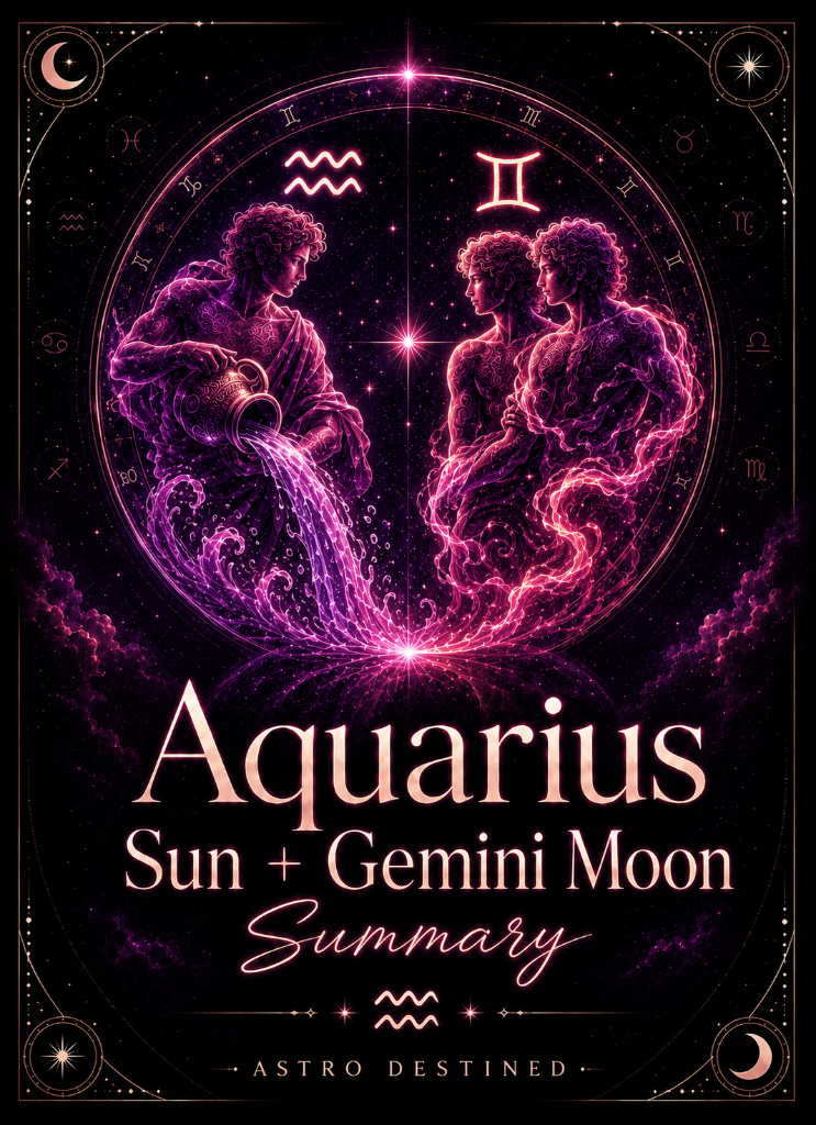 Aquarius Sun Gemini Moon