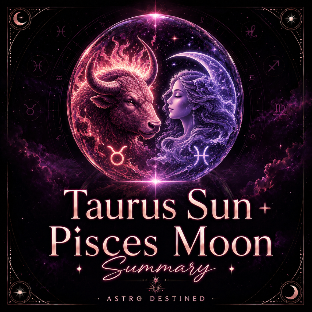 Taurus Sun Pisces Moon