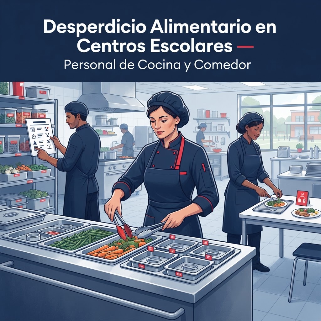 Desperdicio Alimentario en Centros Escolares — Personal de Cocina y Comedor