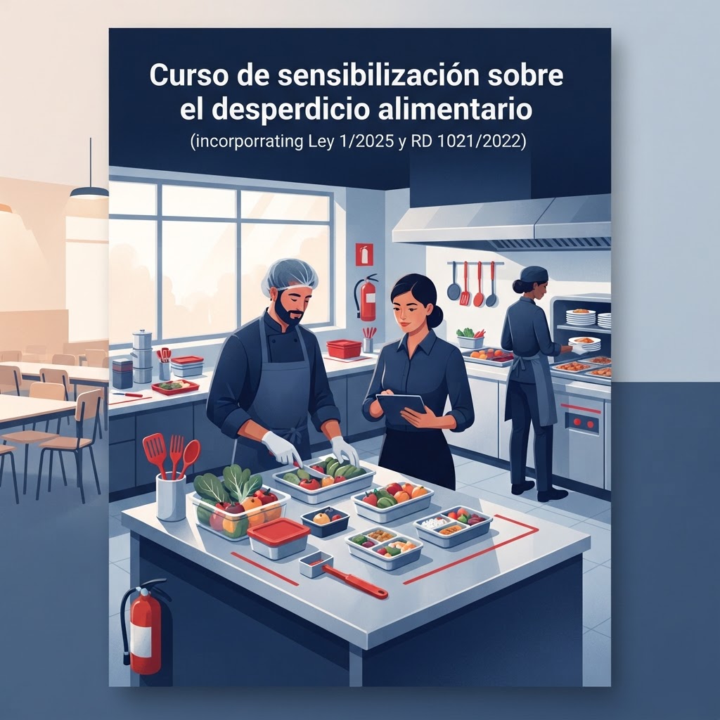 Curso de sensibilizacion sobre el desperdicio alimentario(Ley 1/2025 de Desperdicio Alimentario y RD 1021/2022)