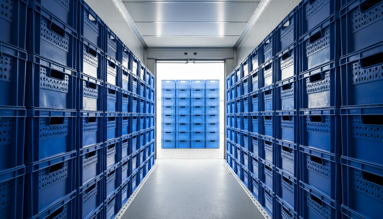Organized moving truck