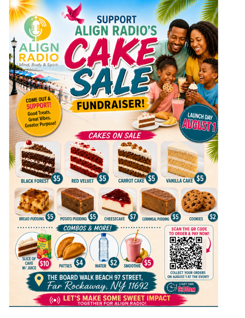 Align Radio Cake Sale Fundraiser