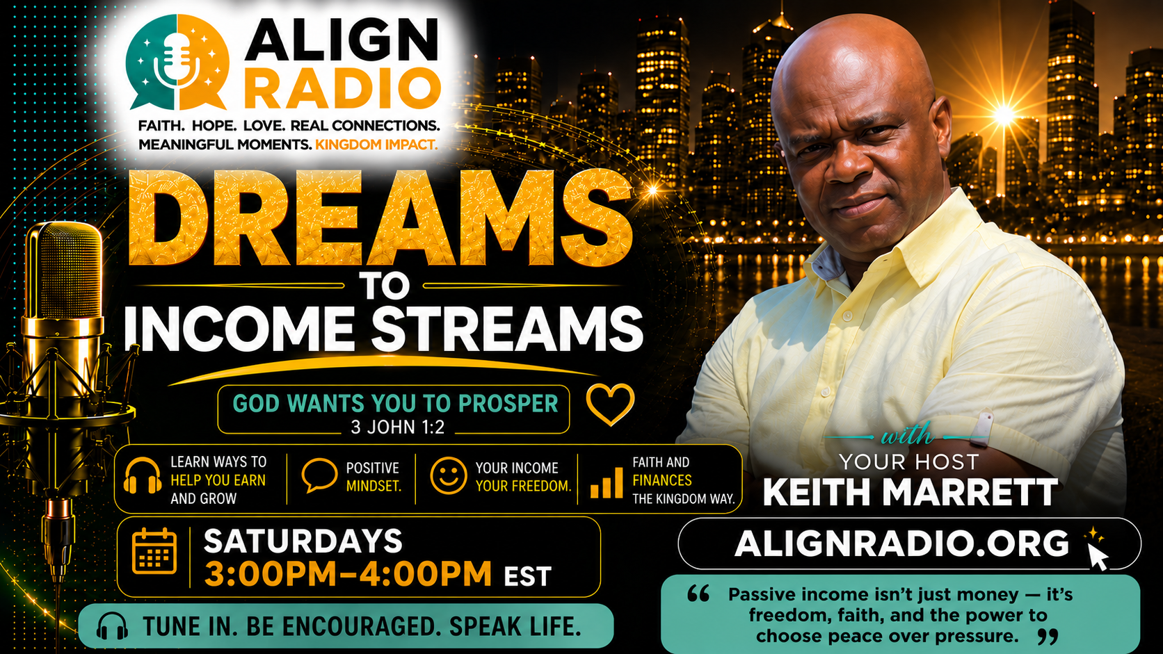 Dreams to Income Streams
