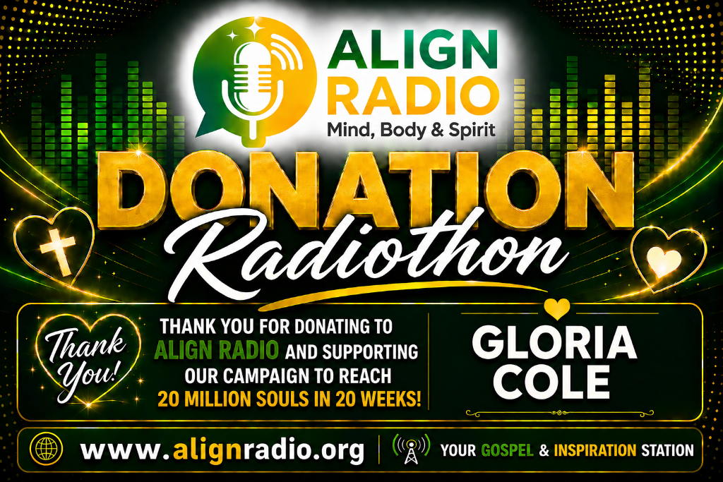Gloria Cole — Align Radio Donation Radiothon Donor Badge