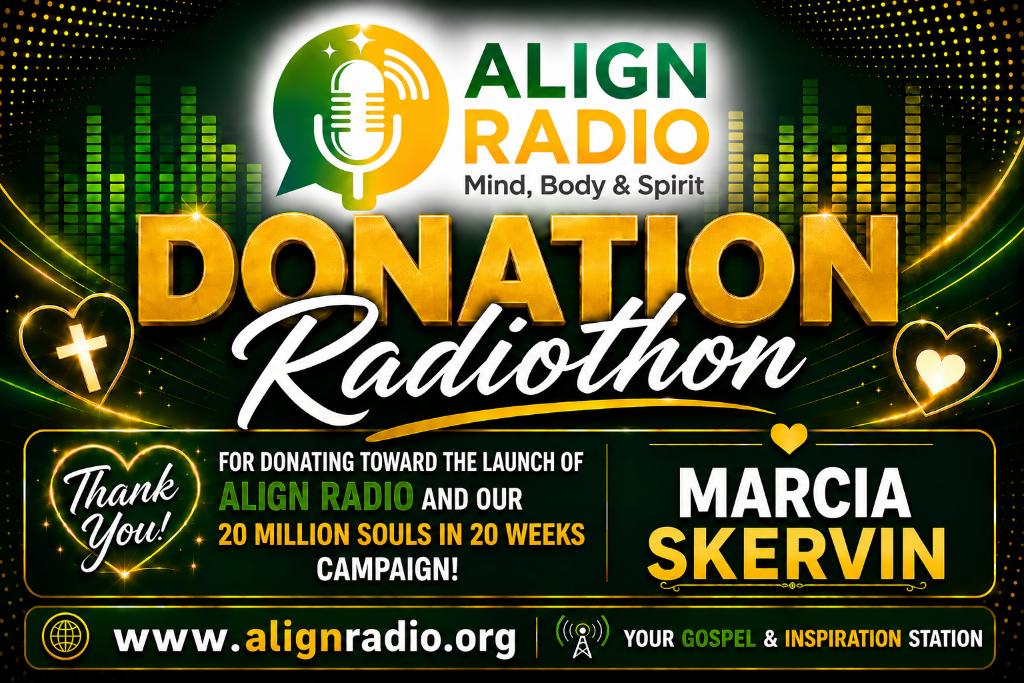 Marcia Skervin — Align Radio Donation Radiothon Donor Badge