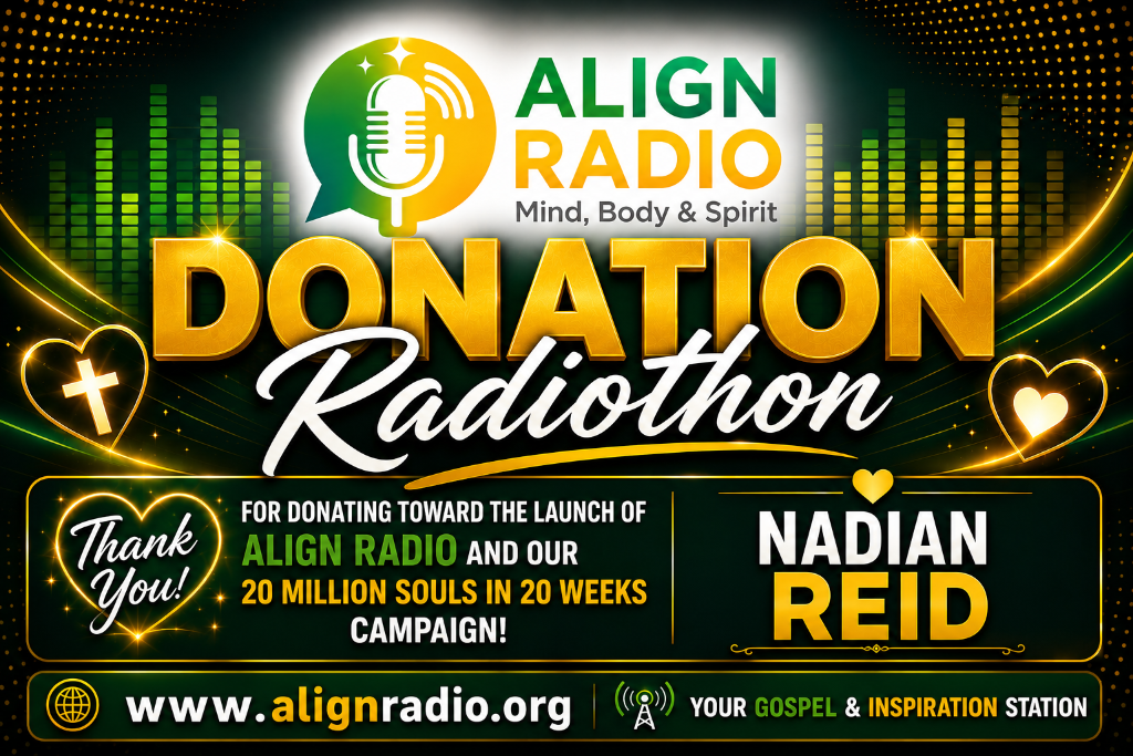 Nadian Reid — Align Radio Donation Radiothon Donor Badge