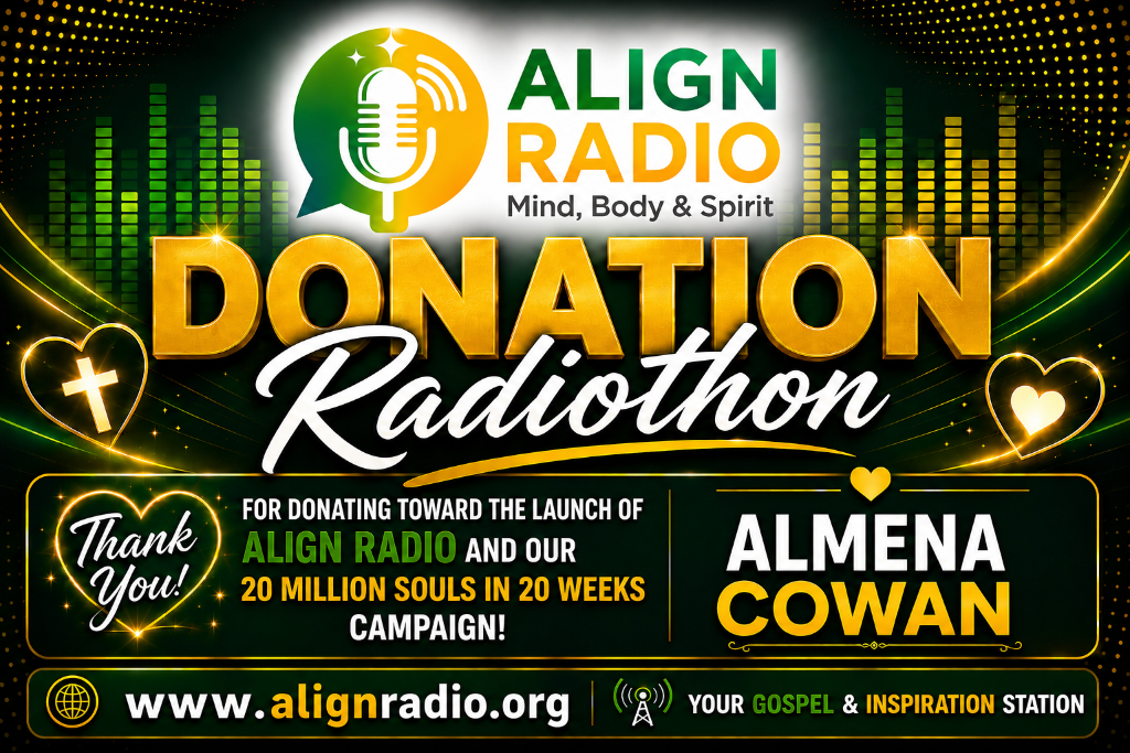Almena Cowan — Align Radio Donation Radiothon Donor Badge