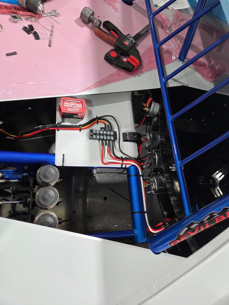 Custom wiring and MSD ignition box install