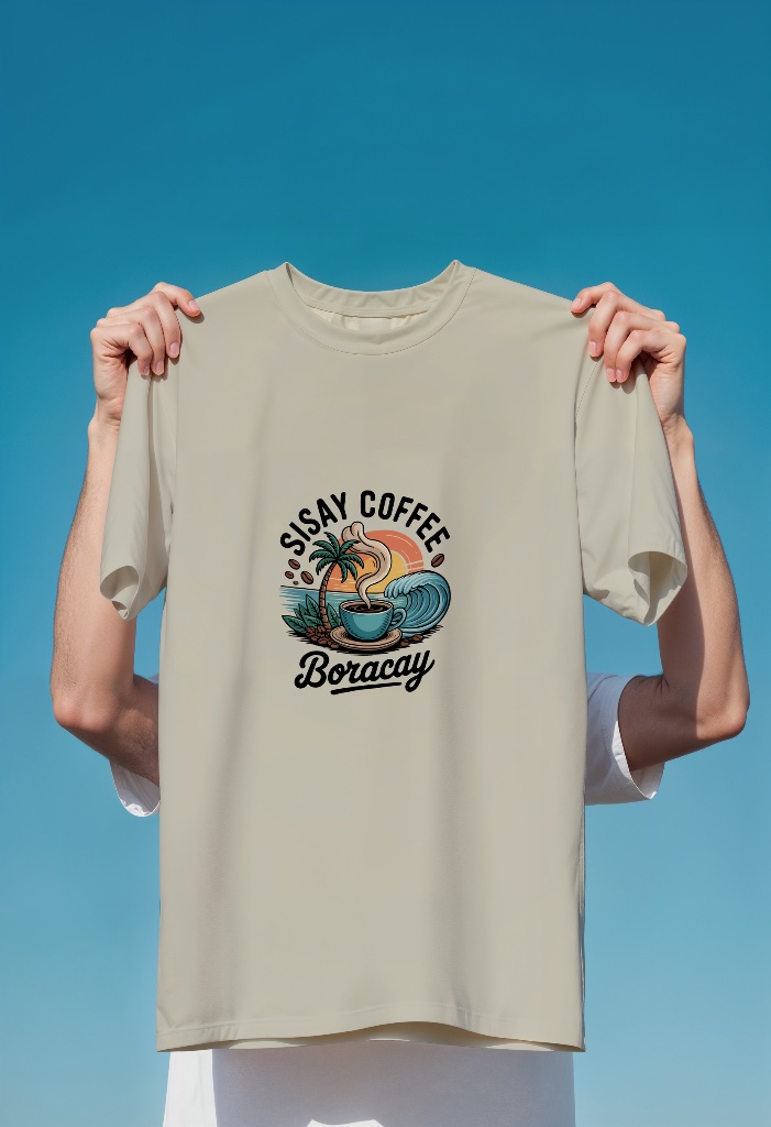 Sisay Coffee Boracay T-Shirt — Cream