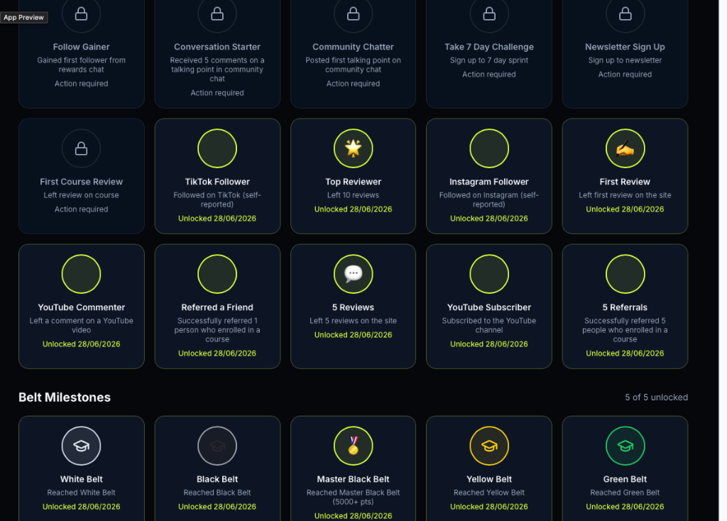 SimplicityHub academy app preview