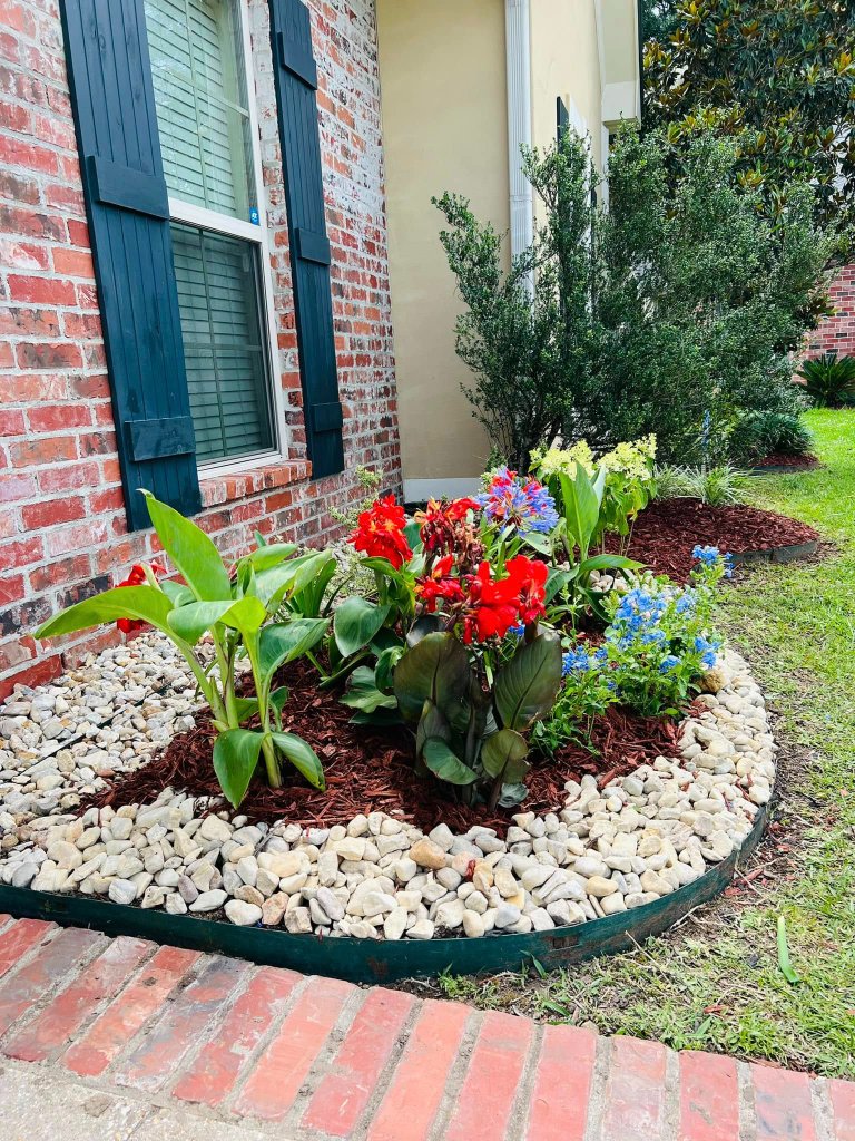 Transformation Landscaping project in Lafayette Louisiana