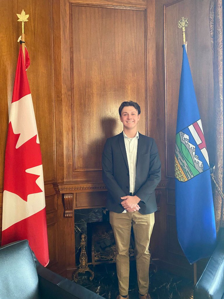 At Alberta Legislature — standing for faith in the halls of power
