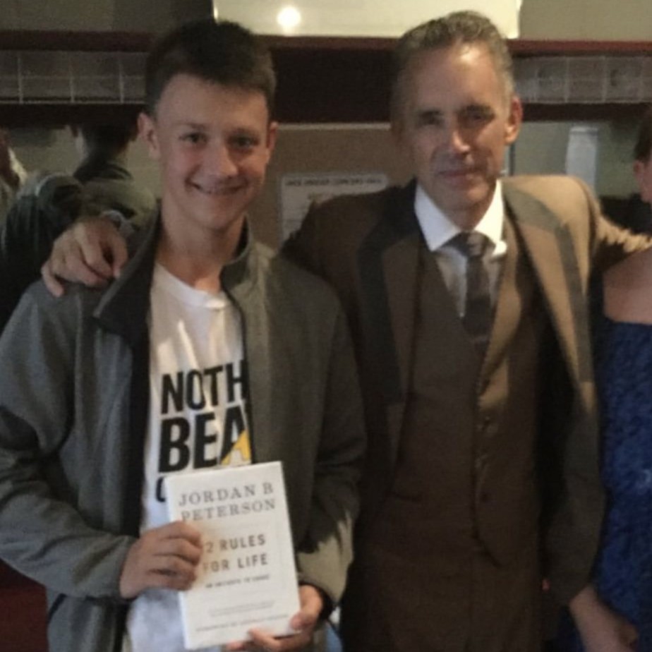 With Jordan Peterson — Calgary, 2018