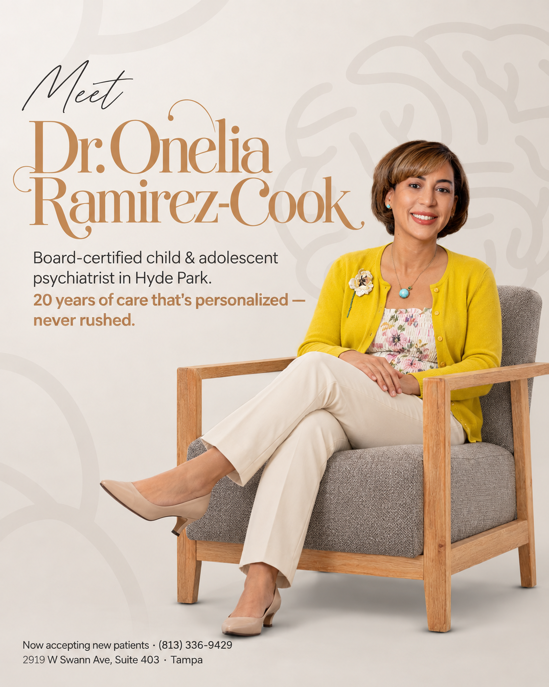 Dr. Onelia Ramirez-Cook ad creative