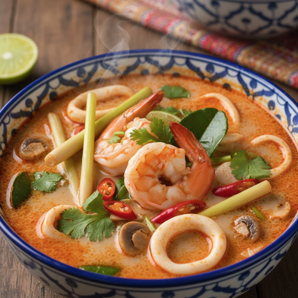Tom yum or Tom kah