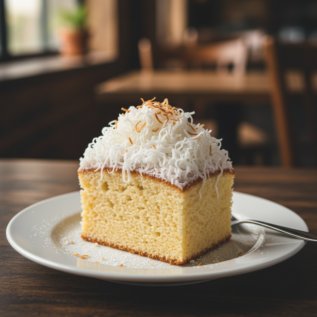 Coconut sponge cake