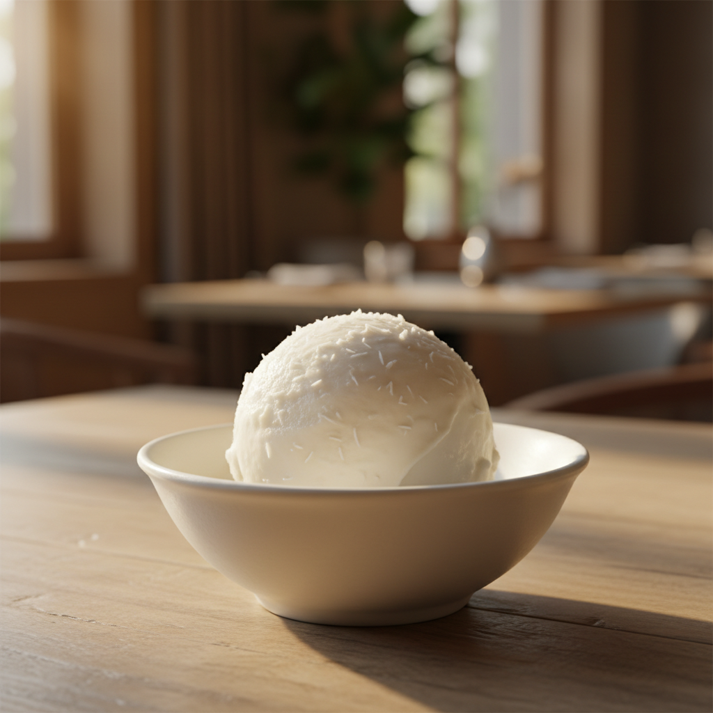 Coconut ice cream