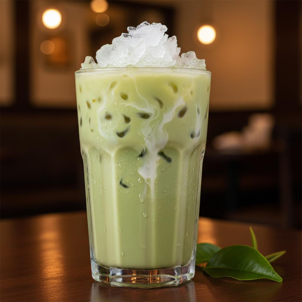 Thai green iced tea