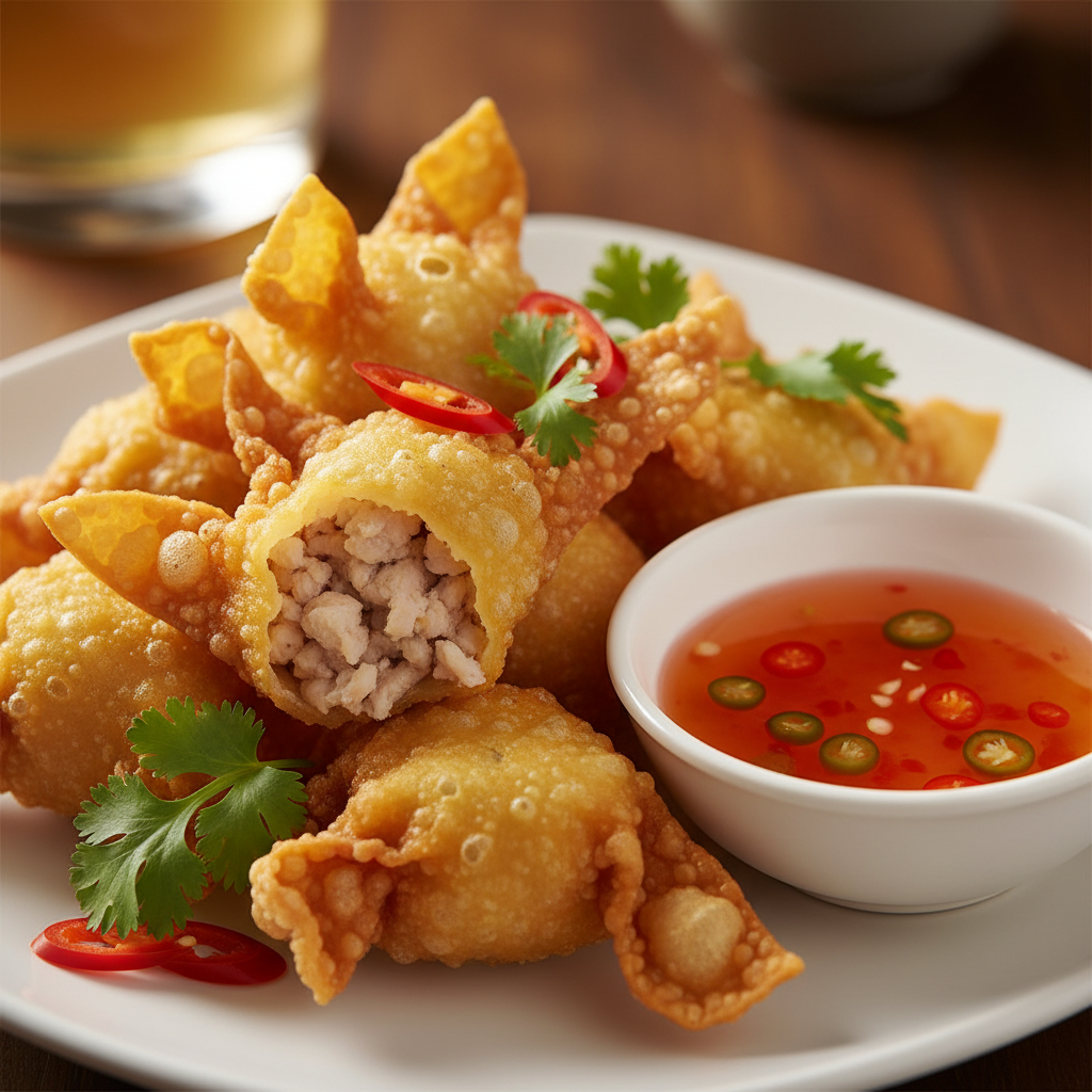 Crispy fried wonton