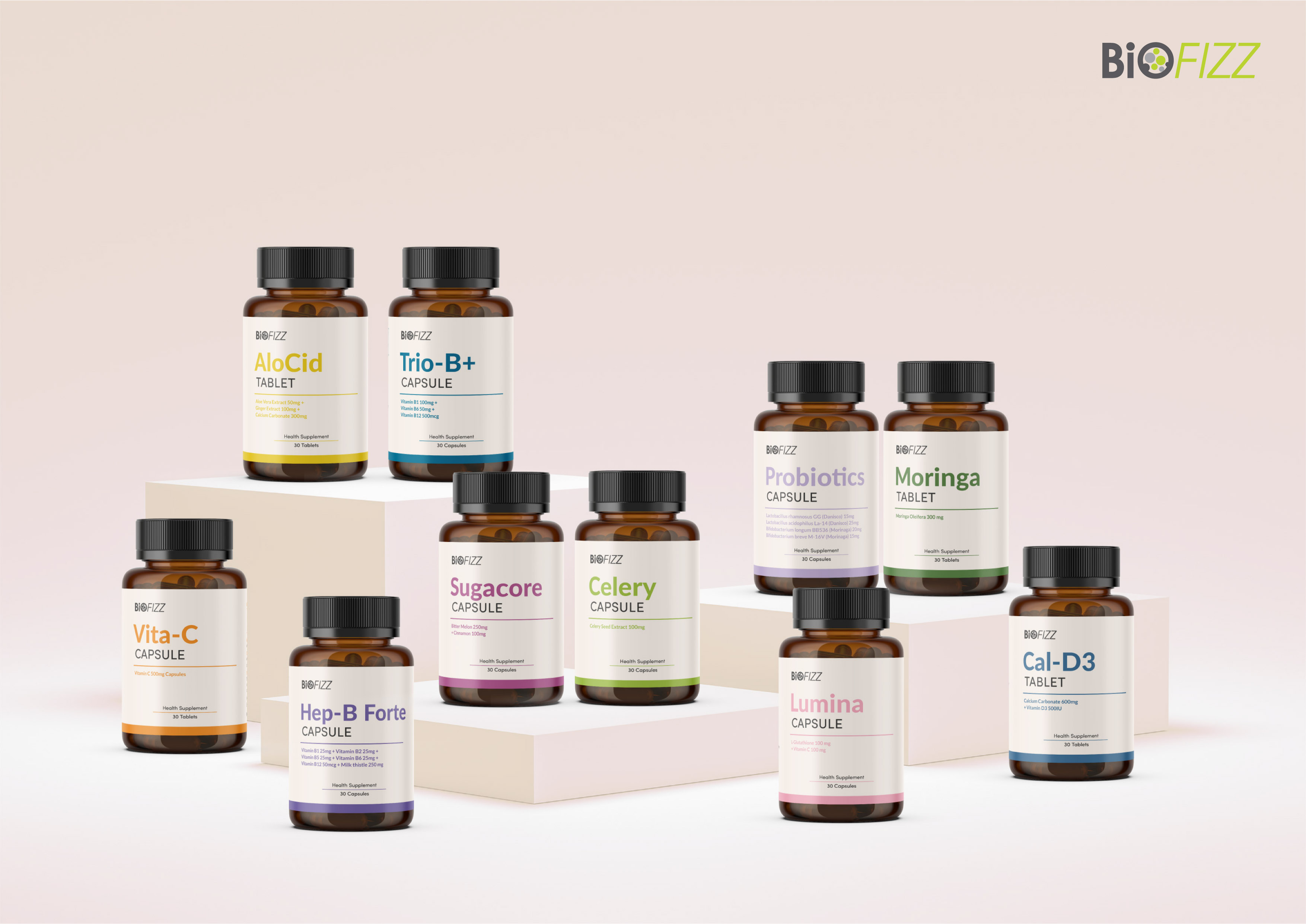 Biofizz 10 SKU Supplement Range