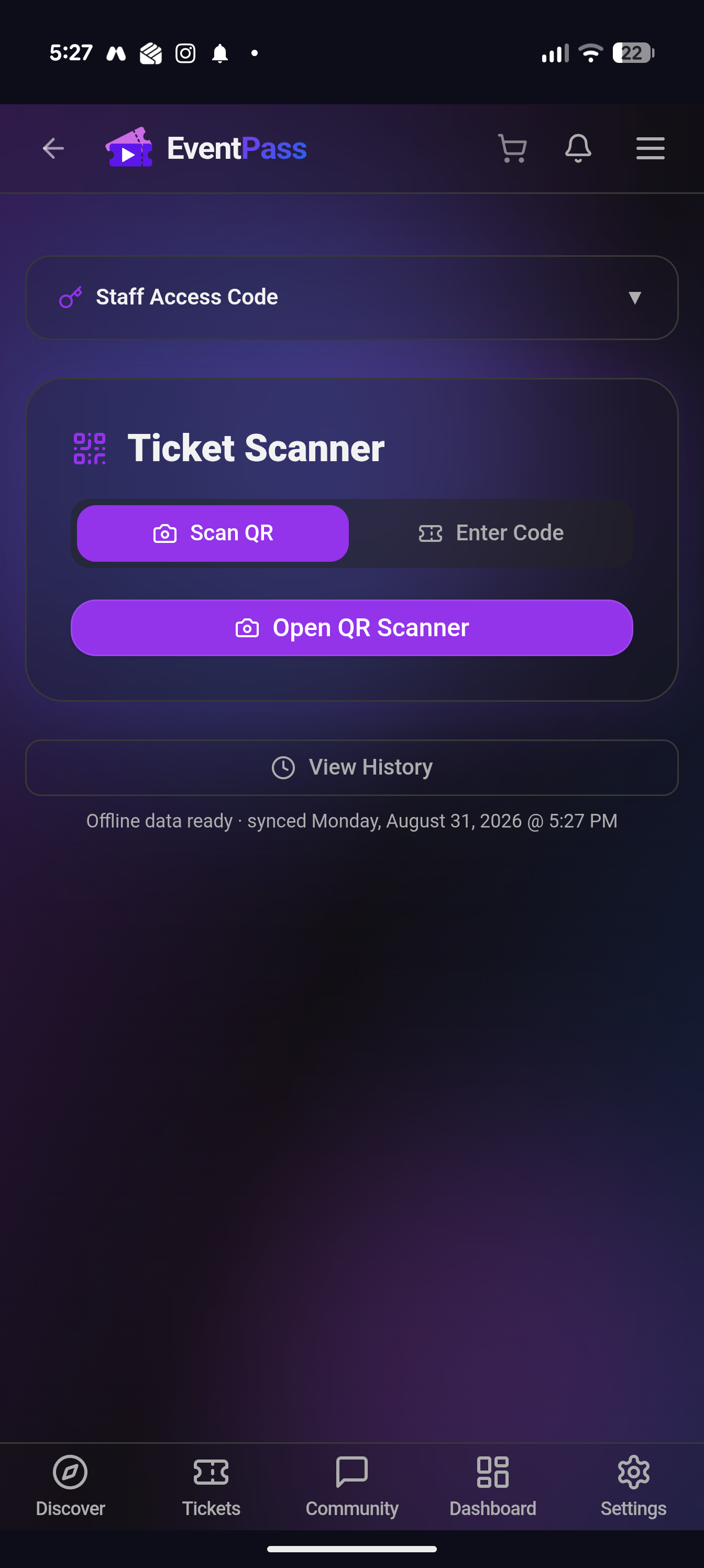 Ticket Scanner