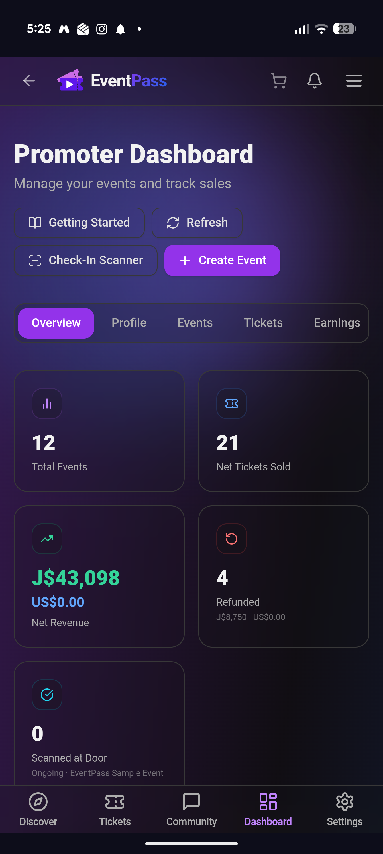 Promoter Dashboard