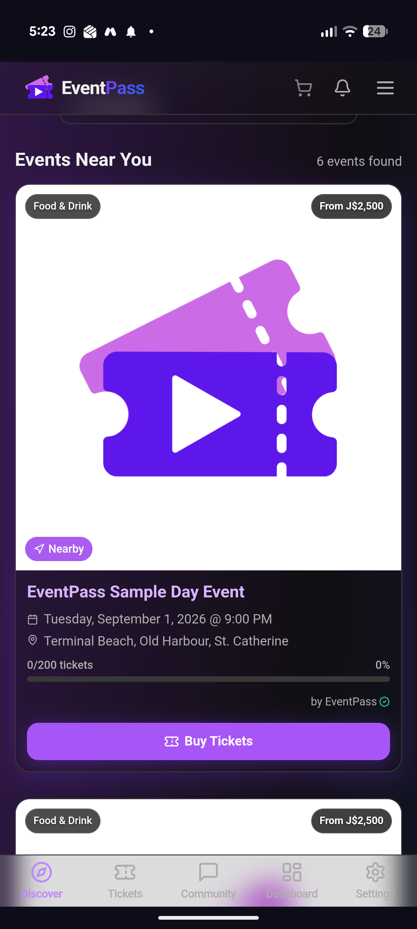 Discover Events