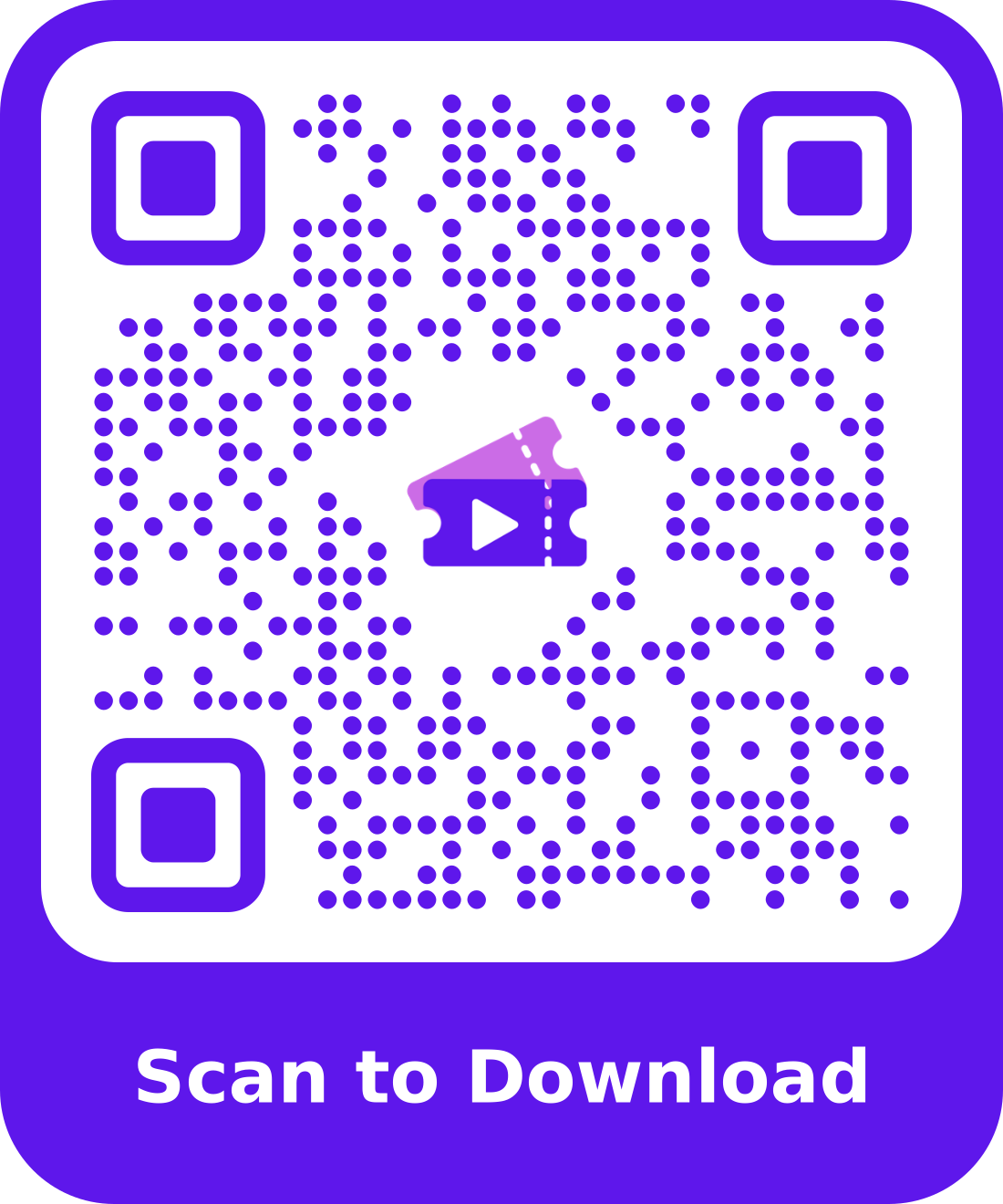 Scan to download the EventPass app