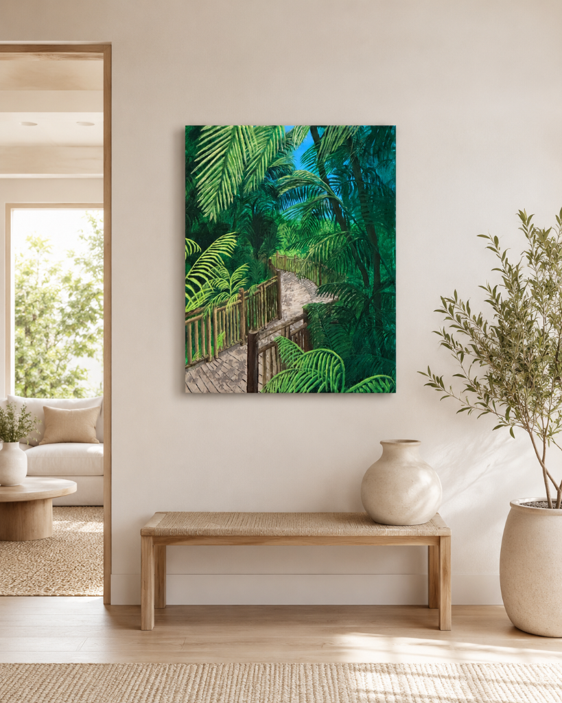 Into the Jungle - original painting by Lynn Kaye