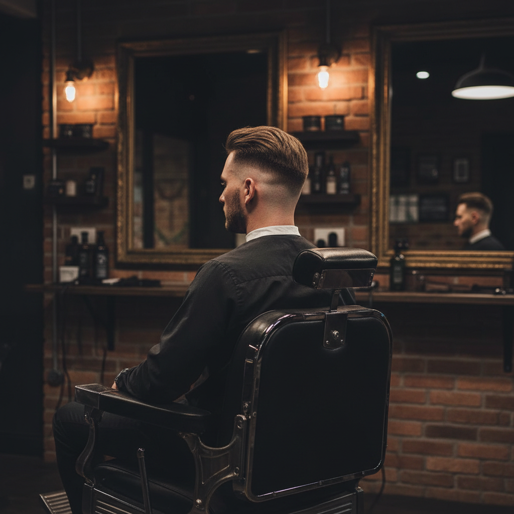 Zero Fade - macro texture photograph representing this barbering service