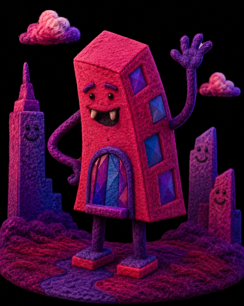 Neon Line Art — Figure & Ghost