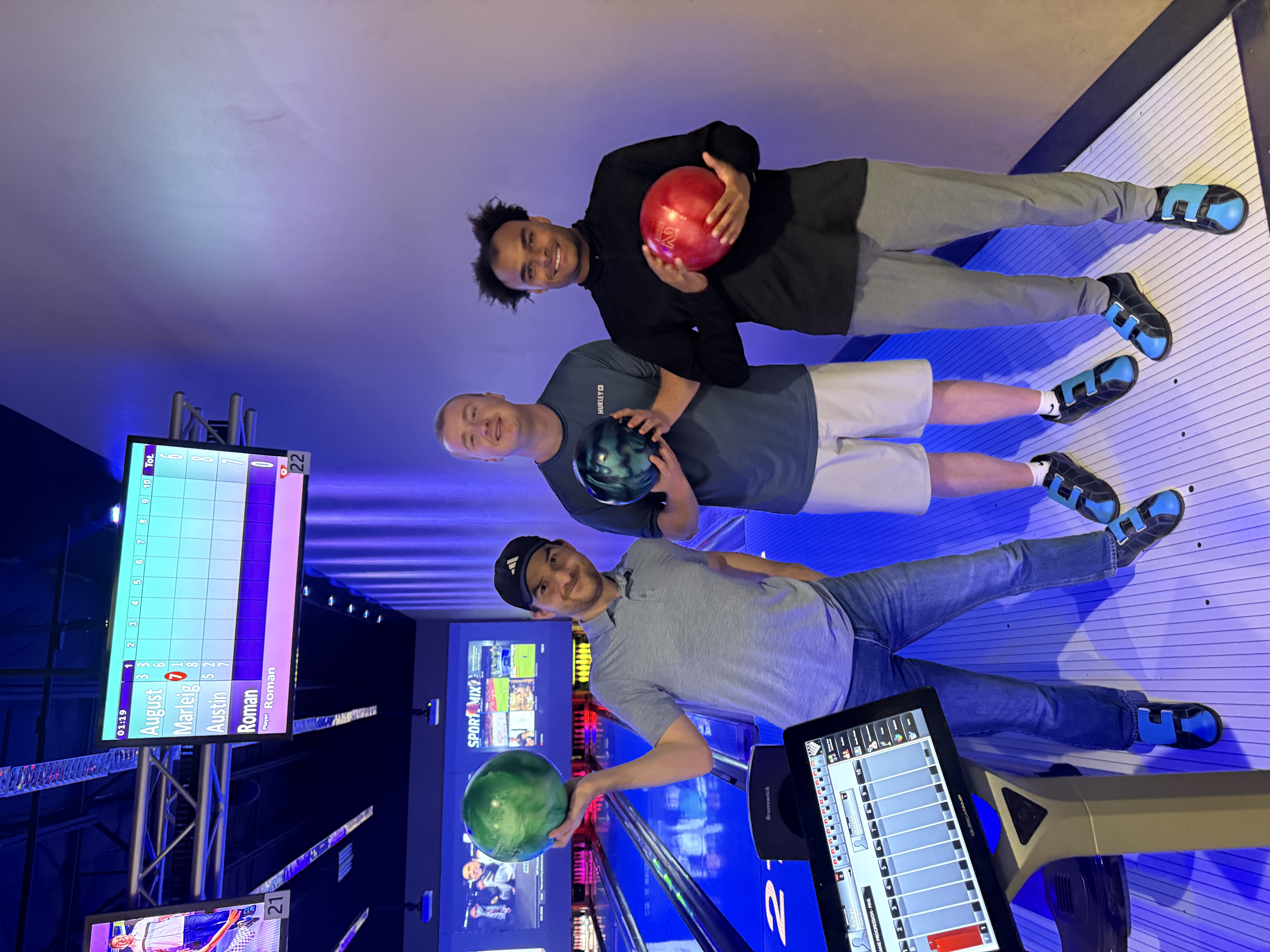 Social Circle members bowling together