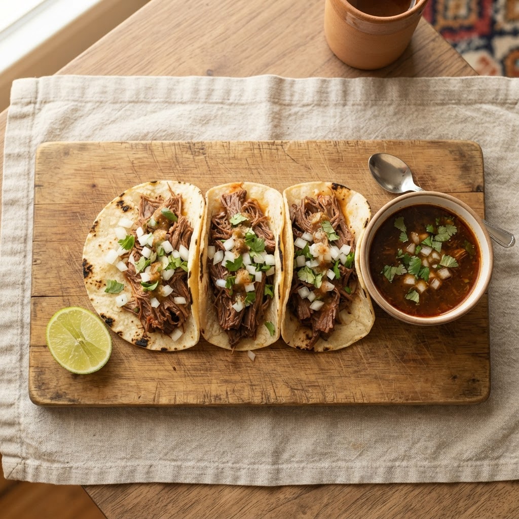 Beef Barbacoa Taco