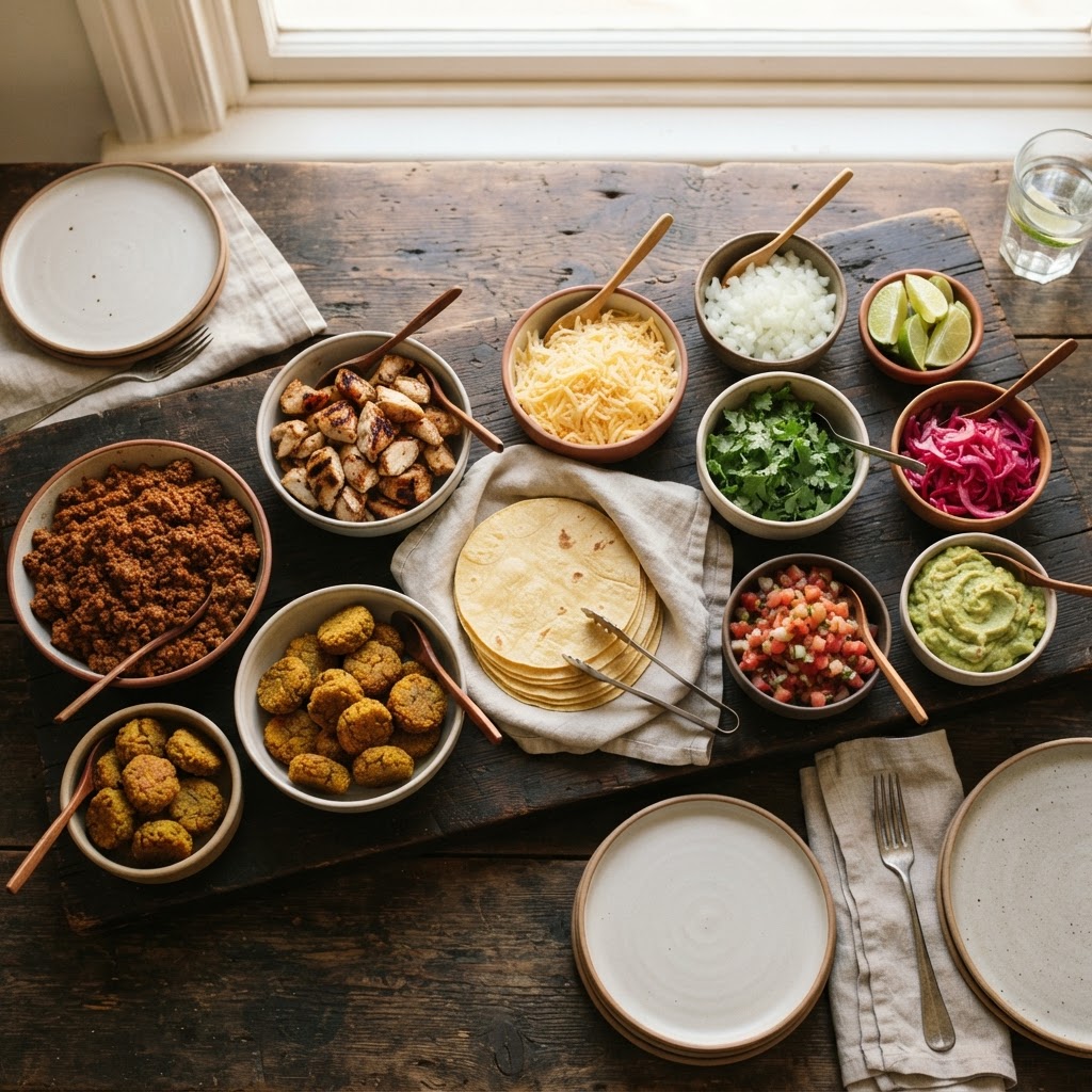 Build-Your-Own Taco Bar (catering kit)