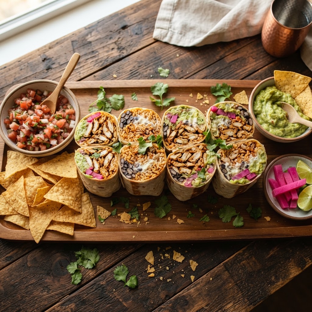 Burrito Feast Platter (4 large)